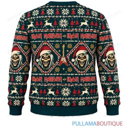 Iron Maiden Nordic Diamond Eddie ugly christmas sweater