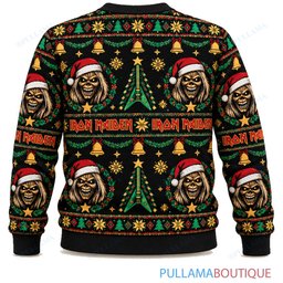 Iron Maiden Evergreen Metal ugly christmas sweater