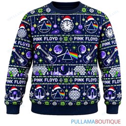 Pink Floyd Cosmic Noel ugly christmas sweater