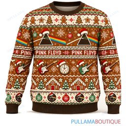 Pink Floyd Gingerbread ugly christmas sweater