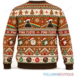 Pink Floyd Gingerbread ugly christmas sweater