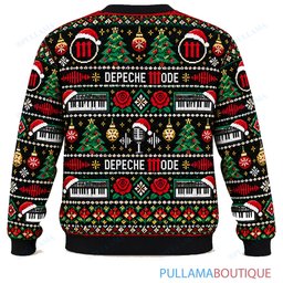 Depeche Mode Evergreen ugly christmas sweater
