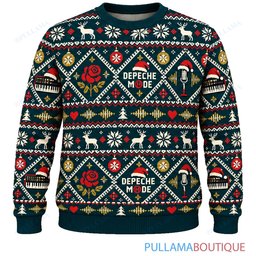 Depeche Mode Nordic Diamonds ugly christmas sweater