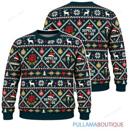 Depeche Mode Nordic Diamonds ugly christmas sweater