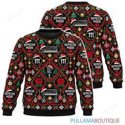 Depeche Mode Tartan ugly christmas sweater