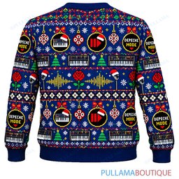 Depeche Mode Gift Wrap ugly christmas sweater