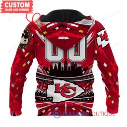 Kansas City Chiefs Snoopy and Woodstock with Super Bowl Trophy Joe Cool Custom Hoodie