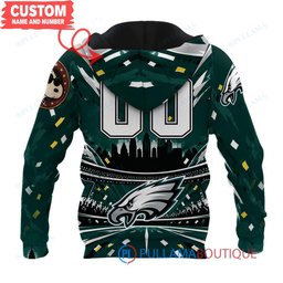 Philadelphia Eagles Snoopy and Woodstock with Super Bowl Trophy Joe Cool Custom Hoodie