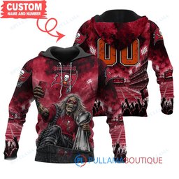 Tampa Bay Buccaneers Iron Maiden with Super Bowl Trophy Stadium Poster Custom Hoodie