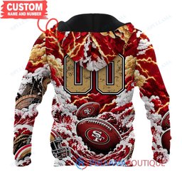 San Francisco 49ers Luffy One Piece with Super Bowl Trophy Custom Hoodie