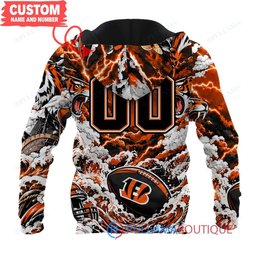 Cincinnati Bengals Luffy One Piece with Super Bowl Trophy Custom Hoodie