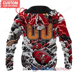 Tampa Bay Buccaneers Luffy One Piece with Super Bowl Trophy Custom Hoodie