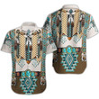 Native American Aloha Hawaiian Shirt Colorful Short Sleeve Summer Beach Casual Shirt For Men And Women