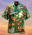 Don't Hurry Be Happy Aloha Hawaiian Shirt Colorful Short Sleeve Summer Beach Casual Shirt For Men And Women