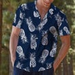Pineapple Tropical Aloha Hawaiian Shirt Colorful Short Sleeve Summer Beach Casual Shirt For Men And Women