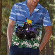 Black Cat Summer Beach Aloha Hawaiian Shirt Colorful Short Sleeve Summer Beach Casual Shirt For Men And Women