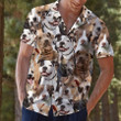 American Pitbull Terrier Aloha Hawaiian Shirt Colorful Short Sleeve Summer Beach Casual Shirt For Men And Women