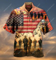 Veterans Blood Sweat And Tear Aloha Hawaiian Shirt Colorful Short Sleeve Summer Beach Casual Shirt For Men And Women