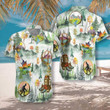 Bigfoot Camping And Hiking Aloha Hawaiian Shirt Colorful Short Sleeve Summer Beach Casual Shirt For Men And Women