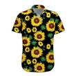 Sunflower Aloha Hawaiian Shirt Colorful Short Sleeve Summer Beach Casual Shirt For Men And Women