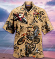 Motocycles Racing Aloha Hawaiian Shirt Colorful Short Sleeve Summer Beach Casual Shirt For Men And Women