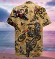 Motocycles Racing Aloha Hawaiian Shirt Colorful Short Sleeve Summer Beach Casual Shirt For Men And Women