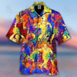 Basketball Aloha Hawaiian Shirt Colorful Short Sleeve Summer Beach Casual Shirt For Men And Women