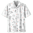 Camping Aloha Hawaiian Shirt Colorful Short Sleeve Summer Beach Casual Shirt For Men And Women