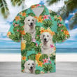 Tropical Pineapple Kuvasz Aloha Hawaiian Shirt Colorful Short Sleeve Summer Beach Casual Shirt For Men And Women