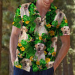 Labrador Retriever Tropical Wild Flower Aloha Hawaiian Shirt Colorful Short Sleeve Summer Beach Casual Shirt For Men And Women