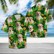 Labrador Retriever Tropical Wild Flower Aloha Hawaiian Shirt Colorful Short Sleeve Summer Beach Casual Shirt For Men And Women