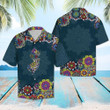New Jersey Mandala Aloha Hawaiian Shirt Colorful Short Sleeve Summer Beach Casual Shirt For Men And Women