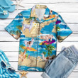 Llama Summer Vacation Aloha Hawaiian Shirt Colorful Short Sleeve Summer Beach Casual Shirt For Men And Women