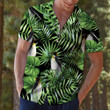 Penguin Green Tropical Aloha Hawaiian Shirt Colorful Short Sleeve Summer Beach Casual Shirt For Men And Women