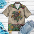 Turtle Mandala Aloha Hawaiian Shirt Colorful Short Sleeve Summer Beach Casual Shirt For Men And Women