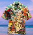 Cowboy Real Men Ride Horses Aloha Hawaiian Shirt Colorful Short Sleeve Summer Beach Casual Shirt For Men And Women