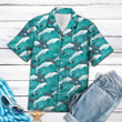Dolphin Waves Aloha Hawaiian Shirt Colorful Short Sleeve Summer Beach Casual Shirt For Men And Women