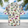 Camping Car Party Aloha Hawaiian Shirt Colorful Short Sleeve Summer Beach Casual Shirt For Men And Women