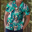 Bulldog Tropical Aloha Hawaiian Shirt Colorful Short Sleeve Summer Beach Casual Shirt For Men And Women
