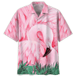 Flamingo Sleeping Aloha Hawaiian Shirt Colorful Short Sleeve Summer Beach Casual Shirt For Men And Women
