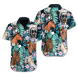 Horse Tropical Aloha Hawaiian Shirt Colorful Short Sleeve Summer Beach Casual Shirt For Men And Women