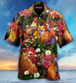 Rise A Shine Rooster Aloha Hawaiian Shirt Colorful Short Sleeve Summer Beach Casual Shirt For Men And Women