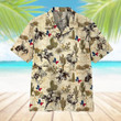 3D Texas Rodeo Aloha Hawaiian Shirt Colorful Short Sleeve Summer Beach Casual Shirt For Men And Women