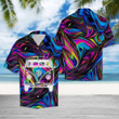 Hippie Bus Tie Dye Aloha Hawaiian Shirt Colorful Short Sleeve Summer Beach Casual Shirt For Men And Women