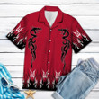 Dragon Fire Aloha Hawaiian Shirt Colorful Short Sleeve Summer Beach Casual Shirt For Men And Women