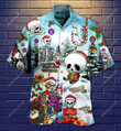 I'm Going To Hell After Enjoying Christmas Skull Aloha Hawaiian Shirt Colorful Short Sleeve Summer Beach Casual Shirt For Men And Women