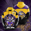 Minnesota Vikings 3D All Over Print Hoodie, Zip-up Hoodie