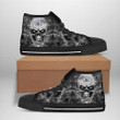 Los Angeles Clippers Nba Basketball Skull High Top Shoes