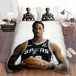 San Antonio Spurs Demar Derozan In Basketball Photo Shoot Bed Sheet Spread Comforter Duvet Cover Bedding Sets
