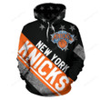 Nba - New York Knicks 3d Hoodie Style 03